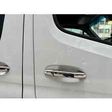 Brsplast Mercedes Sprinter W907 Uyumlu 2018 Ve Üzeri Krom Kapı Kolu 4 Kapı (Tek Delik) Paslanmaz Çelik