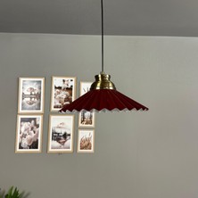 Bamyum Avilla Vişne Çürüğü Tekli Metal Avize Kum Saati Başlık Cafe Mutfak Modern Sarkıt Aydınlatma