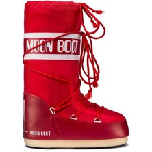 Moon Boot Kadın Bot 14004400 003 Kırmızı Bağcıklı Kauçuk Taban Su Geçirmez Özellikli Kışlık