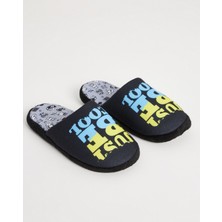 Chirpy Erkek Kışlık Rahat ve Sessiz Taban Just Be Cool Yazılı Ev Terliği