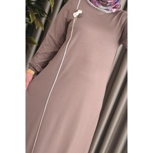 Elmas Tesettür Kadın Tesettür Giyim Büyük Beden Şuğra Çiçekli Elbise