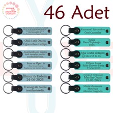 Miawiki Gök Mavi & Turkuaz, 46’lı Set, Kişiye Özel Yazılı Anahtarlık, Tiyatro Kulübü Üyelerine Özel Hediye