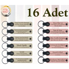 Miawiki S Kahve & Yavru Ağzı, Hentbol Takımına Motivasyon Sürprizi, 16’li Set, Isim Yazılı Deri Hediyelik