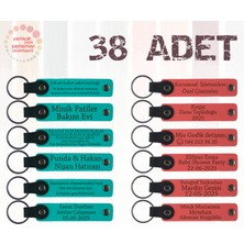 Miawiki K Turkuaz & Nar Çiçeği, Kişiye Özel Deri Hatıra, Doğum Günü Partilerine Anlamlı Katkı 38’li Set