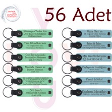 Miawiki Yeşil & Gök Mavi, Kafe Müşterilerine Özel Sürpriz, 56’li Set, Kişisel Yazılı Deri Hediyelik
