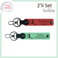 Miawiki Yazı Eklenebilir Deri Takım, Futbol Temalı Öğretmene Uygun Seçkin Armağan, Nar Çiçeği-Açık Yeşil