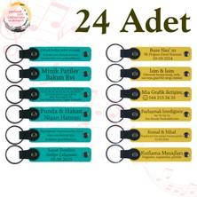 Miawiki Koyu Turkuaz & Sarı, 24’lü Set, Kişiye Özel Hediyelik, Konser Ziyaretçilerine Küçük Sürpriz