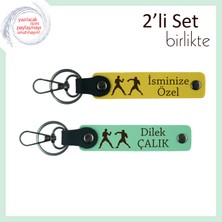 Miawiki Enerjiyi Yansıtan Kombat Tarzı, Hız ve Güç Temalı, Kişisel Anahtarlık Hediyesi, Sarı-Açık Yeşil