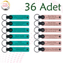 Miawiki K Turkuaz & Y Ağzı, 36’lı Set, Isim Yazılabilir Anahtarlık, Basketbol Takımına Motivasyon Hediyesi