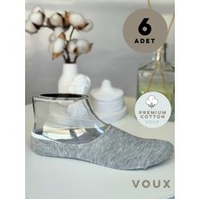 Voux Kadın Gri Babet Çorap 6 'lı