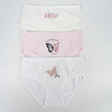 Katamino Royan Kız Bebek 3 Lü Slip Set - Çok Renkli