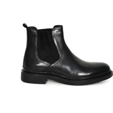 Hakiki Deri Chelsea Erkek Bot Kauçuk Taban - Tuna 2984