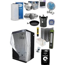 Grow Wizard 60x60x140 Bitki Yetiştirme Kabin Seti Hid