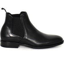 Tuna Hakiki Deri Chelsea Erkek Klasik Bot Kauçuk Taban - B9614