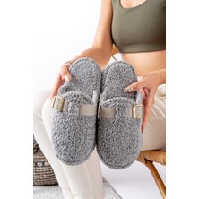 Kadın Ev Terliği Kemer Geçmeli Şık Giyim Hediyelik Çeyiz Bohça Misafir Terliği