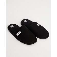 Chirpy Erkek Kışlık Sıcak Tutan Siyah Triko Ev Içi Terlik- Duncan