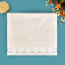 Matmel Soft Tiny Yüz Havlusu - Ekru / Renkli - 50X90 cm
