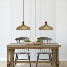 Bamyum Bej Asaletli Ikili Avize Eskitme Tokmak Başlık Sarkıt Lamba Mutfak Salon Kafe Avizeleri