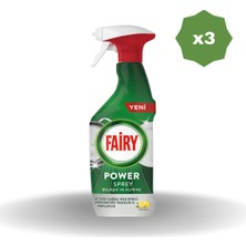 Fairy Power Sprey Bulaşık & Mutfak 500 ml - (3 Adet)