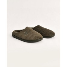 Chirpy Erkek Kışlık Fitilli Yumuşak Kumaş Ev Içi Ayakkabı - James