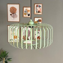 Bamyum Sante Mint Sarkıt Avize Yarım Lale Başlık Iç Mekan Aydınlatma Dekoratif Mutfak Hol Cafe Ofis