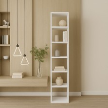 Anzera Flora Kitaplık - Beyaz