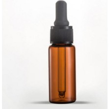 Ziylan 30CC Kahverengi Cam Damlalıklı Şişe, Medikal Şişe, 100 Adet