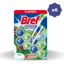Bref Wc Power Aktiv 2'li Çam Kokulu Koku Giderici 50 gr - (6 Adet)