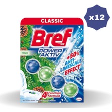 Bref Wc Power Aktiv Çam Kokulu Koku Giderici 50 gr - (12 Adet)
