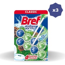 Bref Wc Power Aktiv 2'li Çam Kokulu Koku Giderici 50 gr - (3 Adet)