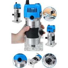 Steiner Alman 3000 Watt 6 Kademe Devir Ayarlı Formika Traşlama Freze Makinesi 6 mm Pens - ST0518R215