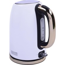 Berghoff Gem Titan 1, 7 L Su Isıtıcı – 2200 W, Paslanmaz Çelik Gövde | Beyaz Gold