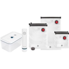 Zwilling Fresh & Save Vakum Başlangıç Seti, Plastik, 7 Parçalı, Kutu, Pompa ve Torba Dahil, La Mer