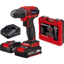 Einhell Akülü Vidalama Te-Cd 18/40 Li Bl (2x2,0 Ah) Power X-Change (Li-Ion, 18 V, 40 Nm, Kömürsüz Mo