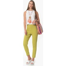 ROMAN Metal Detaylı Pantolon Fıstık Yeşili Y1612026_042