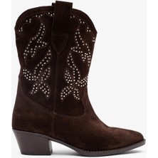 Louis Cardy Aria Kahverengi Süet Deri Kadın Bot