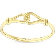 Assos Pırlanta Tasarım Altın Yüzük - 14K