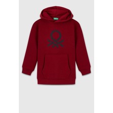 United Colors Of Benetton Erkek Çocuk BNT-B23341 Sweatshirt Bordo