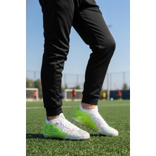 Playup Beyaz Yeşil Bilekten Çoraplı Unisex Krampon GK-252-153 G