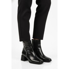 Pierre Cardin Siyah Parlak Içi Polarlı Fermuarlı Topuklu Kadın Bot PC-54000 Z