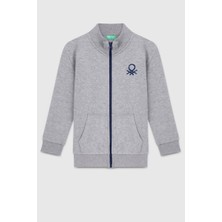 United Colors Of Benetton Erkek Çocuk BNT-B23351SWEATSHIRT Gri Melanj