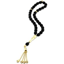 Assos Pırlanta Oniks Taşlı Altın Tesbih - 14K