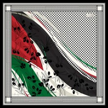 La Boutique Filistin Serisi %100 Twıll Ipek - F102 - 90X90