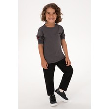 U.s. Polo Assn. Erkek Çocuk Siyah Pantolon (Kanvas-Chino) 50317274-VR046