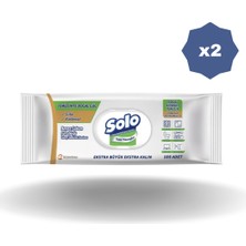 Solo Yüzey Temizlik Havlusu Doğal Güç Beyaz Sabun - (2 Adet)