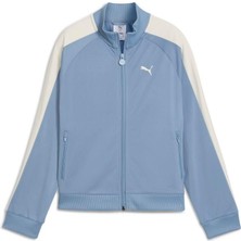 Puma T7 Always On Track Jacket-Cool Blue Eşofman Üstü-Mavi
