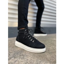 Ebrus Trend JET-206 Ottawa Bağcıklı Ortopedik Taban Süet Erkek Spor Bot SBT - Siyah