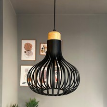 Bamyum Ikili Gri Sarkıt Lamba Yemek Masası Oturma Odası Mutfak Salon Otel Café