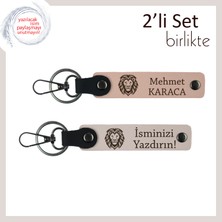 Miawiki Kaplan Deseniyle Stil Sahibi Hediyelik, Erkek Tarzına Uygun Kişisel Set, Yavru Ağzı-Pudra