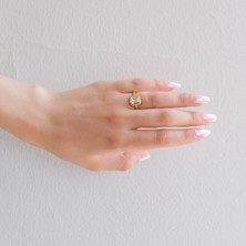 Ticimax Xml Çelik Baget Yüzük Altın Kaplama YZK-455